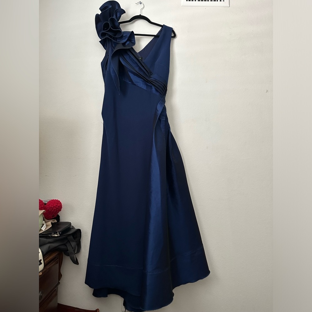 Beautiful evening gown navy blue